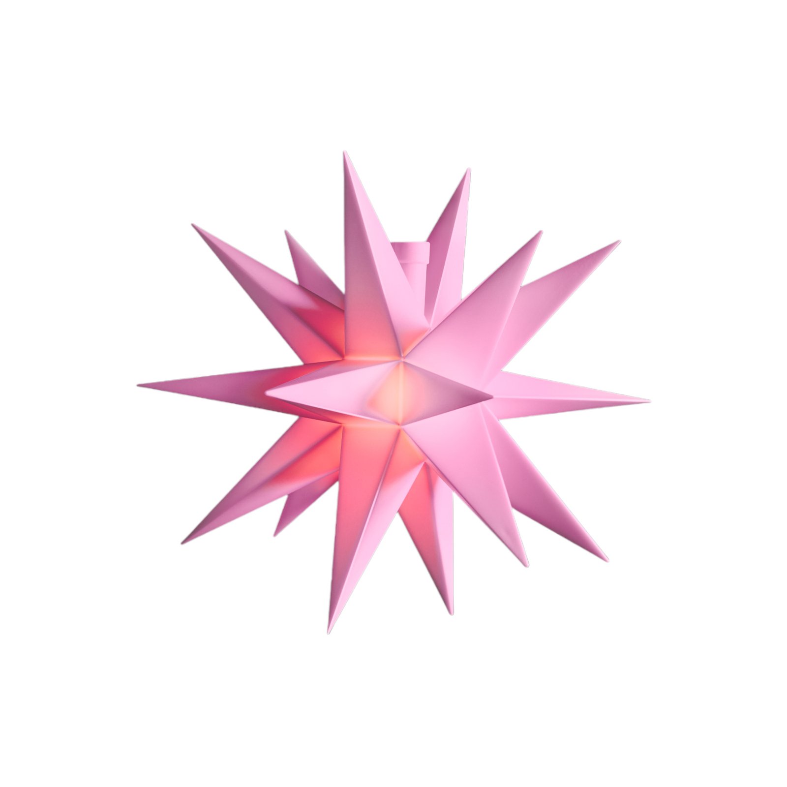 Sterntaler mini-csillag akkumulátor Ø 12 cm rózsa
