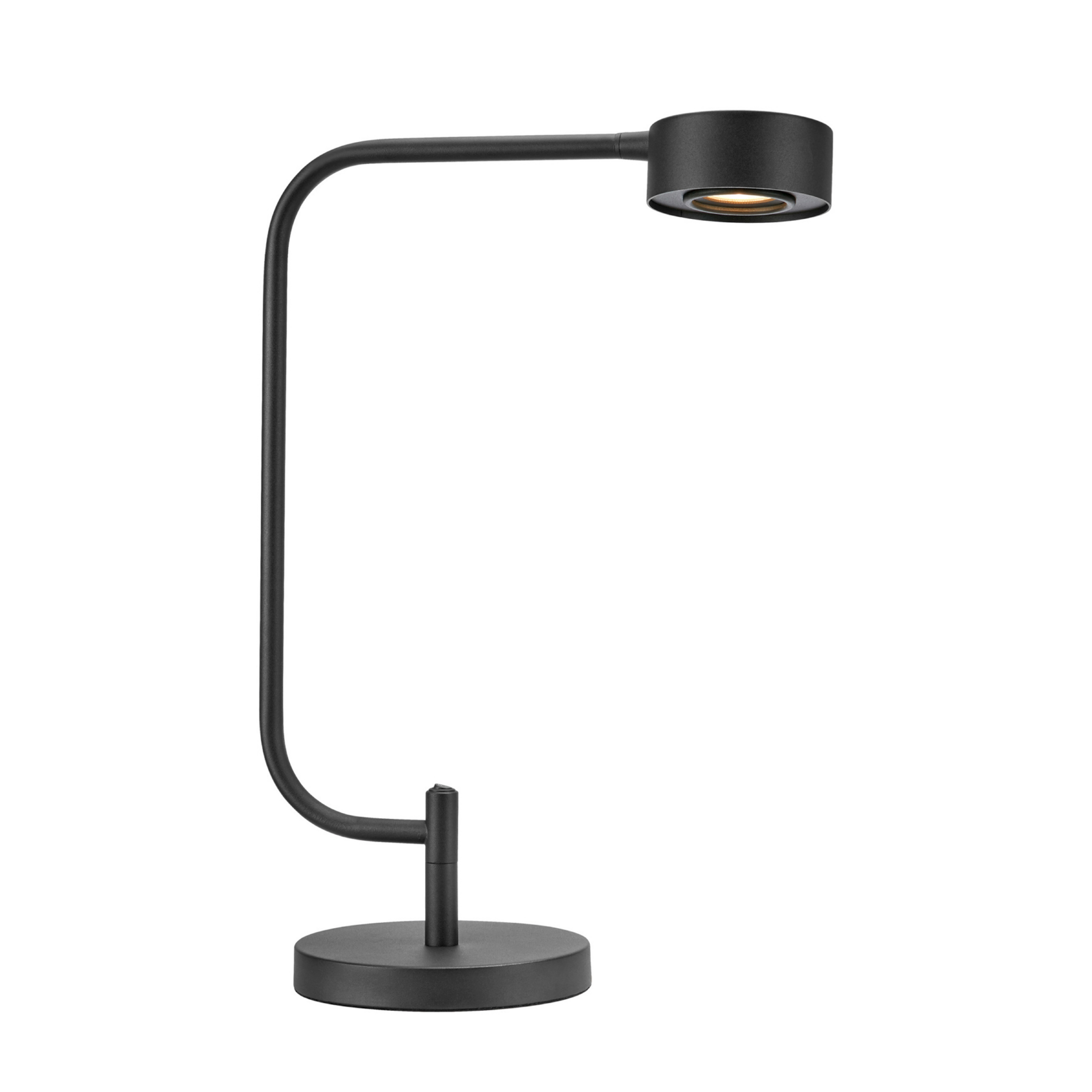 Hugo LED table lamp, black, height 51.5 cm, dimmable - Markslöjd