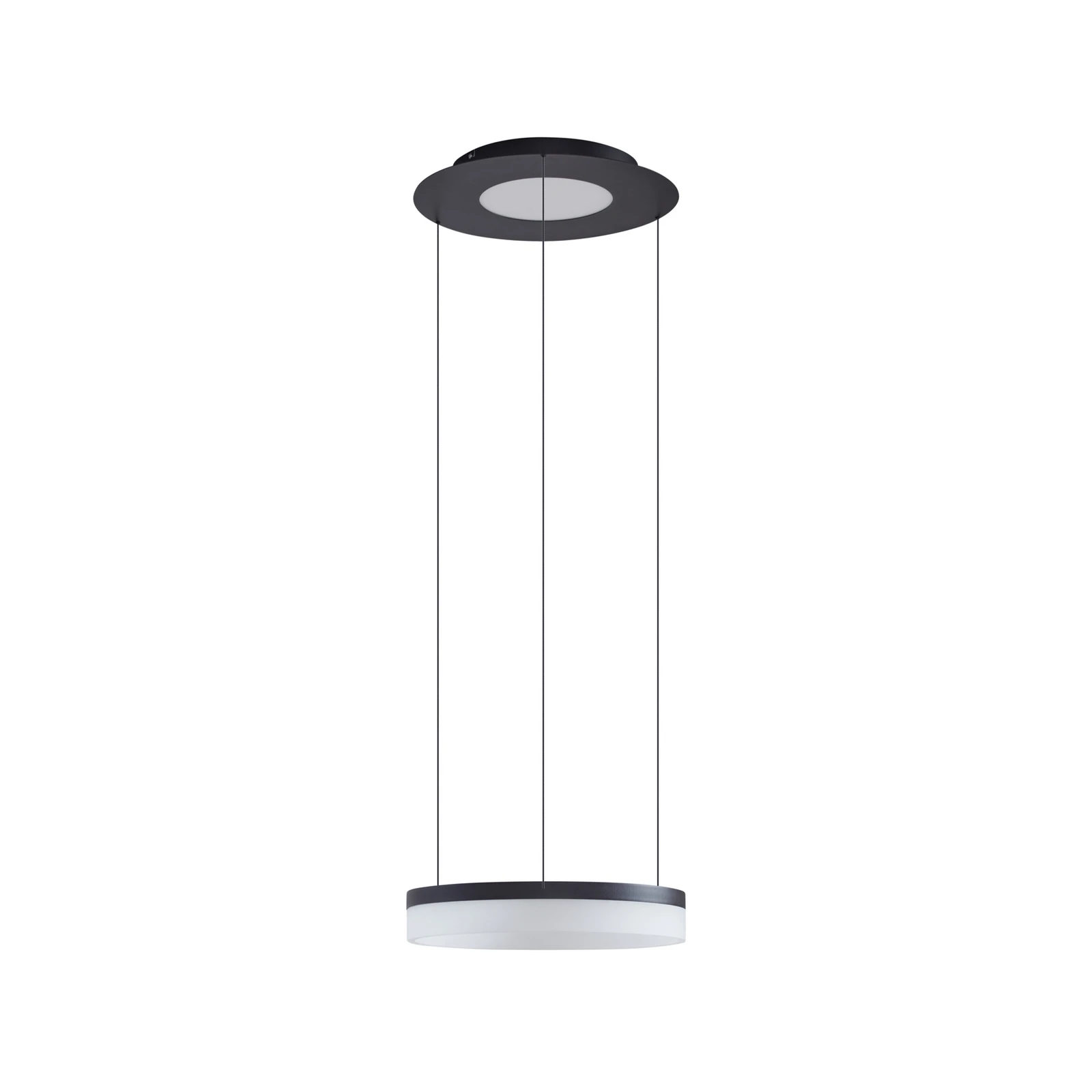 Lucande Smart LED-pendellampe Squillo svart Tuya RGBW CCT