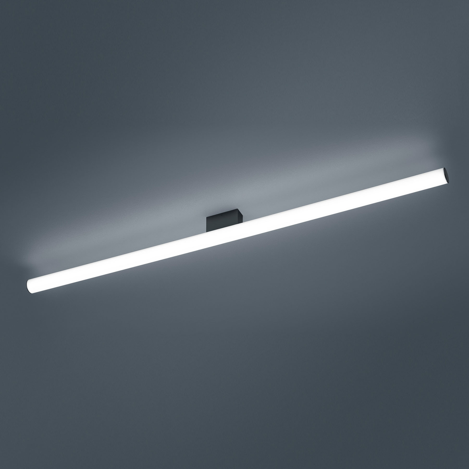 Helestra Loom LED mirror light black 120 cm