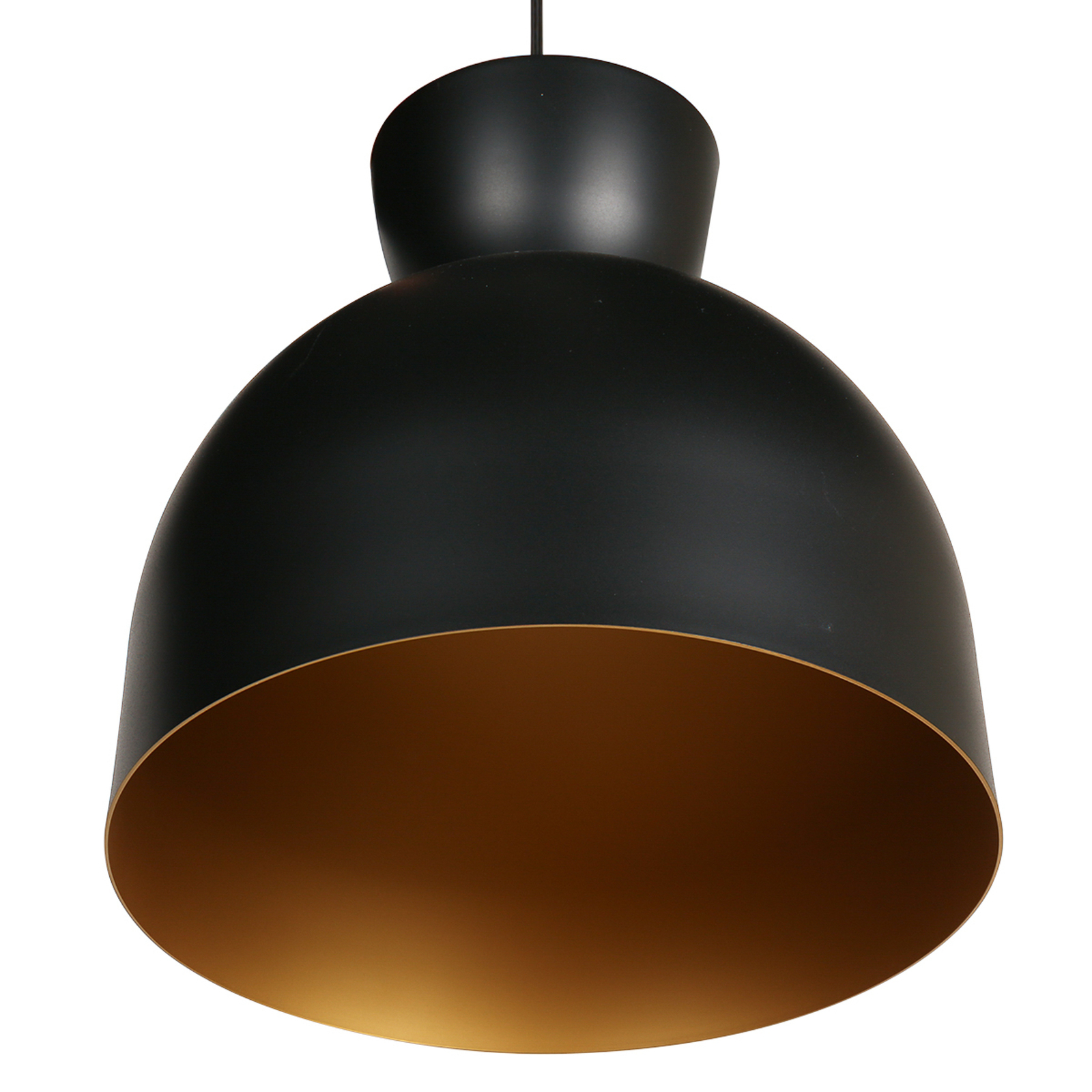 Skandina 3683ZW závěsné světlo, černá barva, kov, Ø 36,5 cm