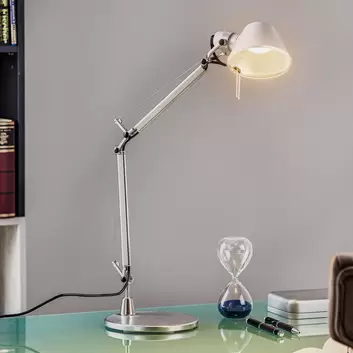 Lampe de bureau LED Eleni blanche