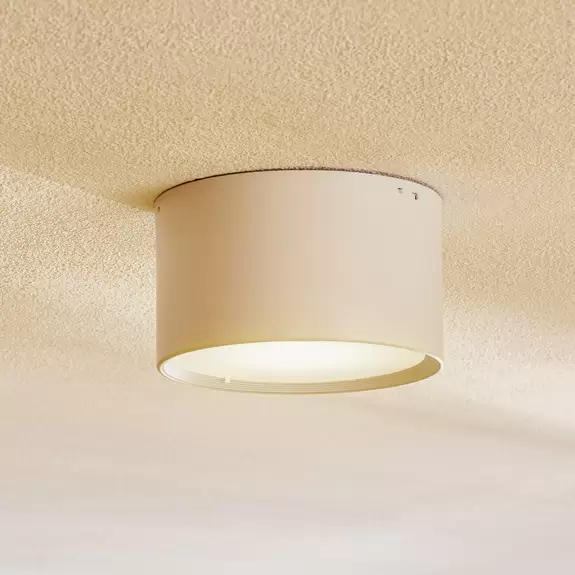 Lampenwelt LED-Downlight Ita in Weiß mit Diffusor, Ø 15 cm