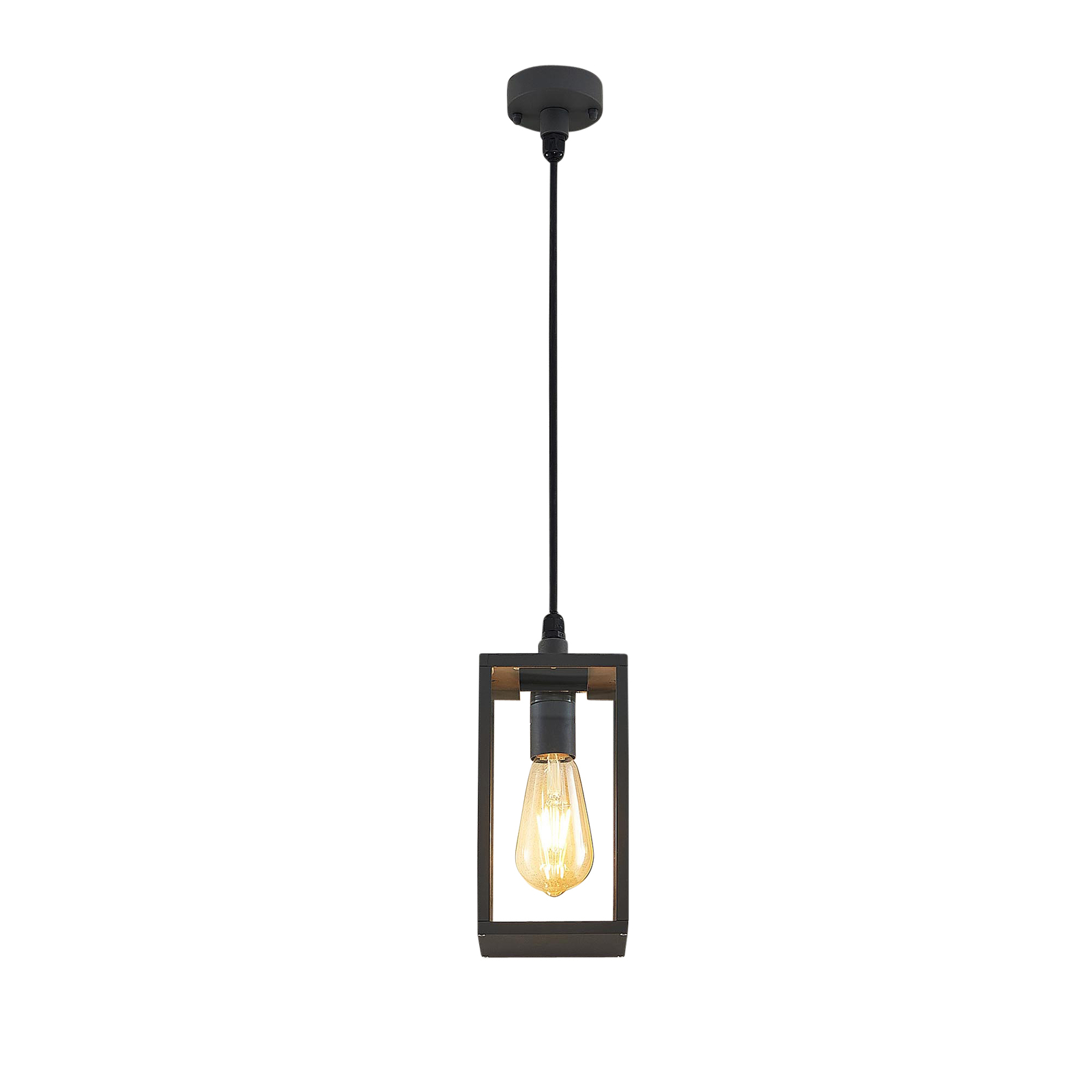 Filimon Lámpara Colgante Exterior Dark Grey - Lindby