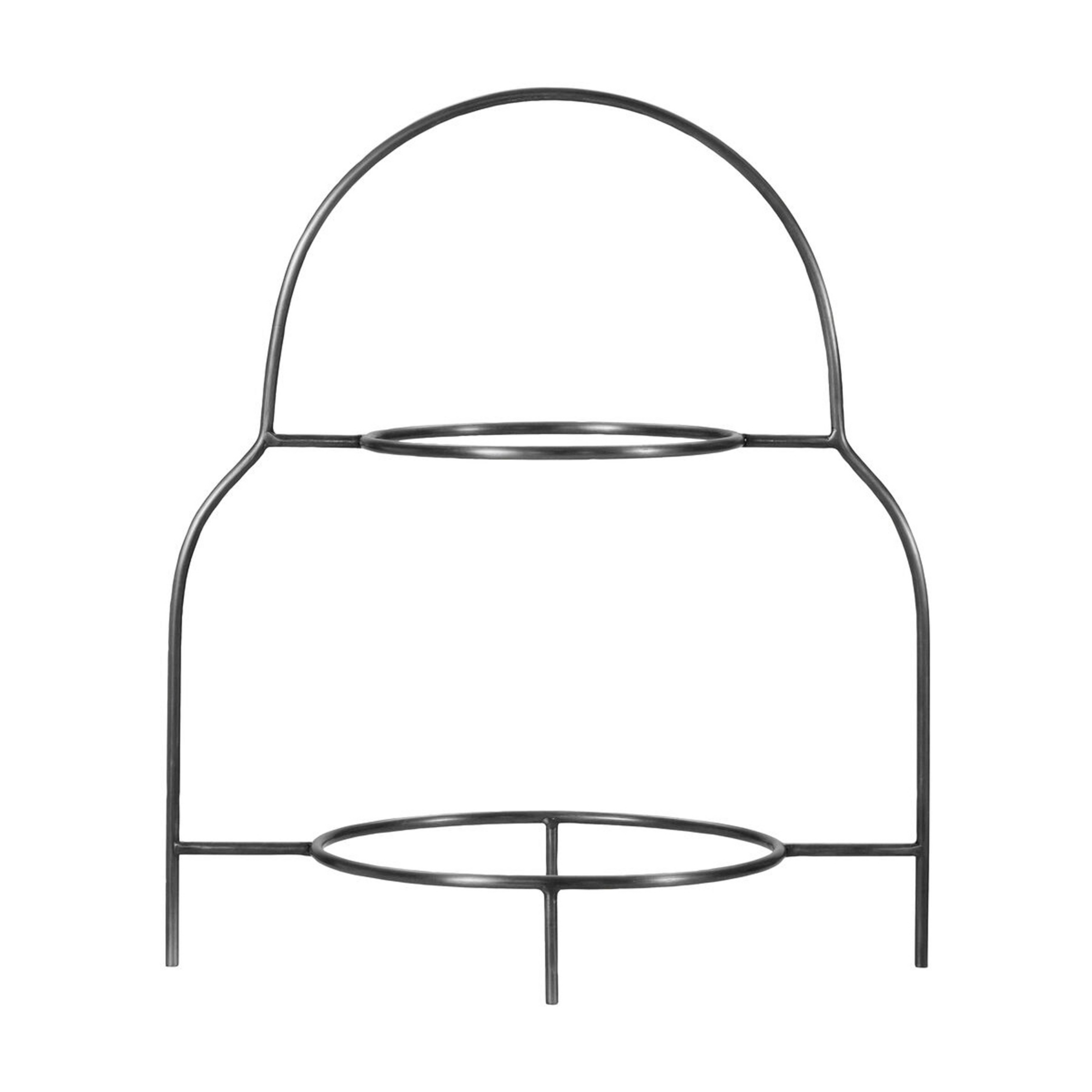 HDSana lautasteline, hopeanvärinen, korkeus 37 cm – House Doctor