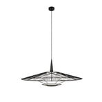 Forestier Carpa L hanging light, black, Ø 100 cm