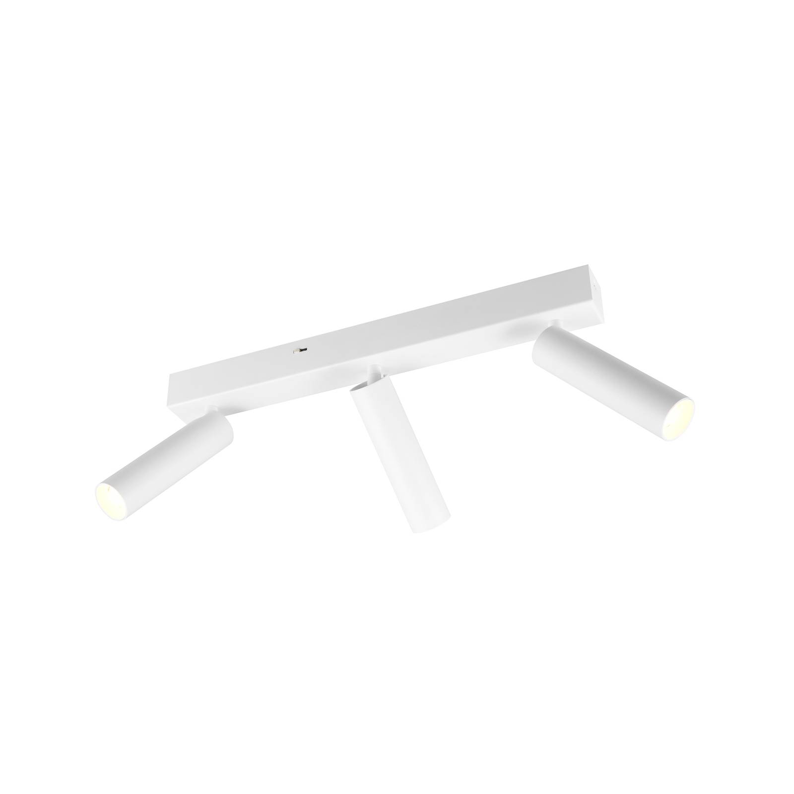 Trio Lighting Spot pour plafond LED Ambala à 3 lampes blanc métal CCT intensité