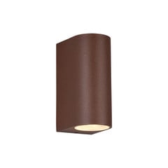 Applique esterni Roya, up&down, tonda, ruggine