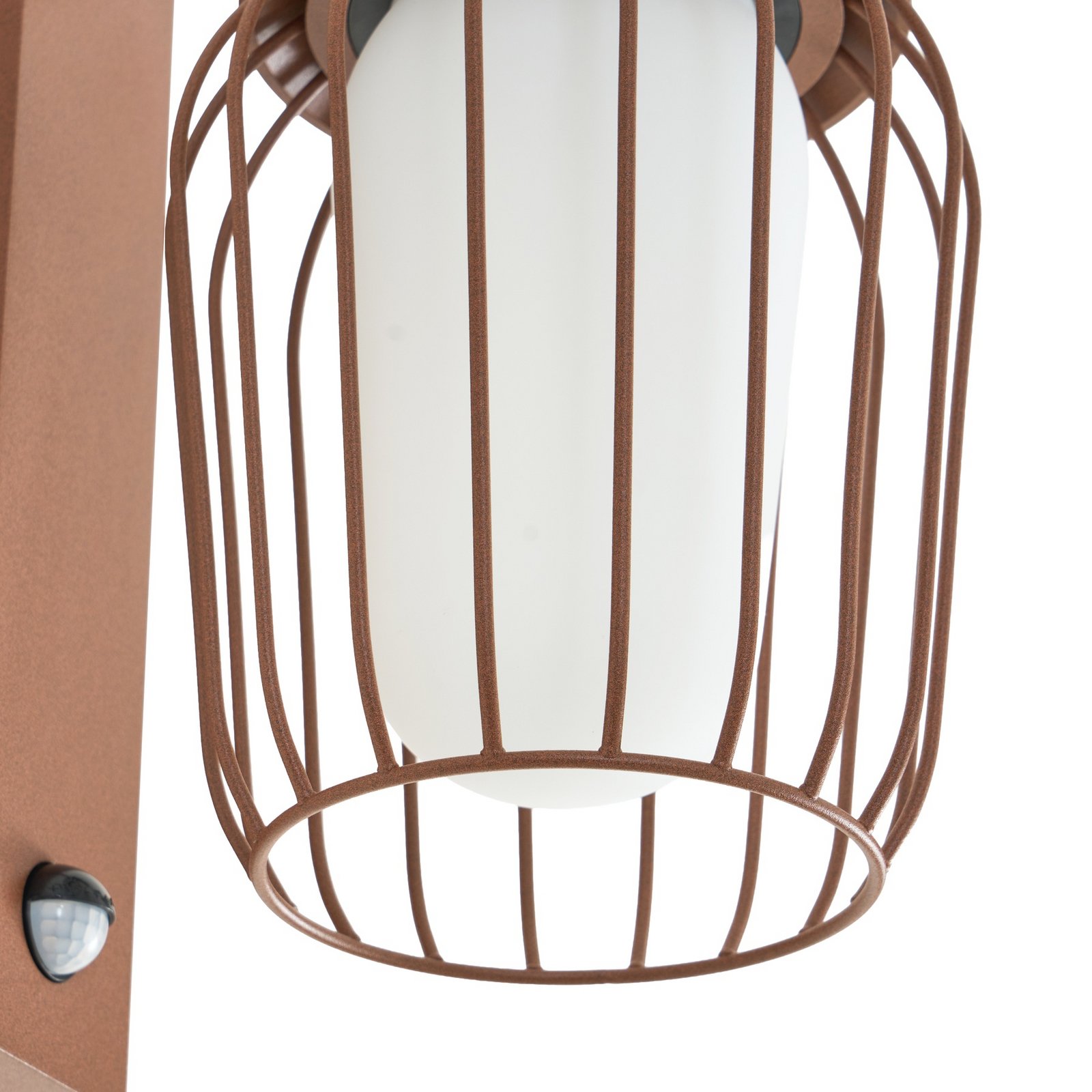 Applique d'extérieur Chandan, capteur, rouille, E27, IP44 - Lucande Applique d'extérieur Chandan, capteur, rouille, E27, IP44 - Lucande