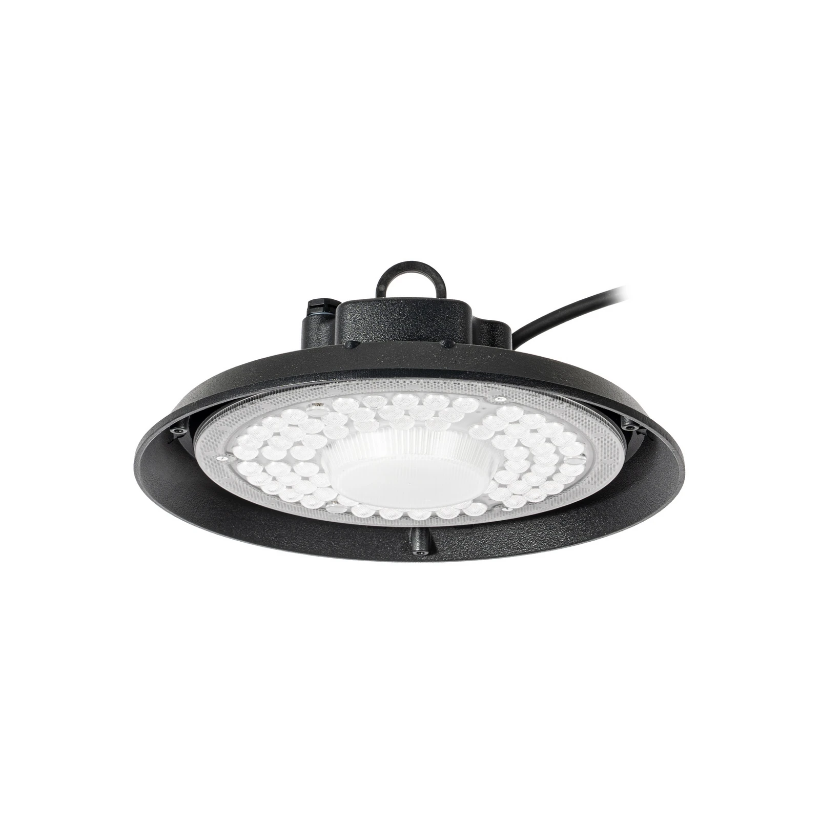 PRIOS LED halový reflektor Maikel, černý, IP65, Highbay