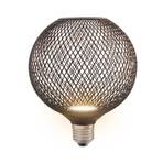 OSRAM Decor LED Flat Globe E27 3.5W μαύρο 2,700K μεταλλικό