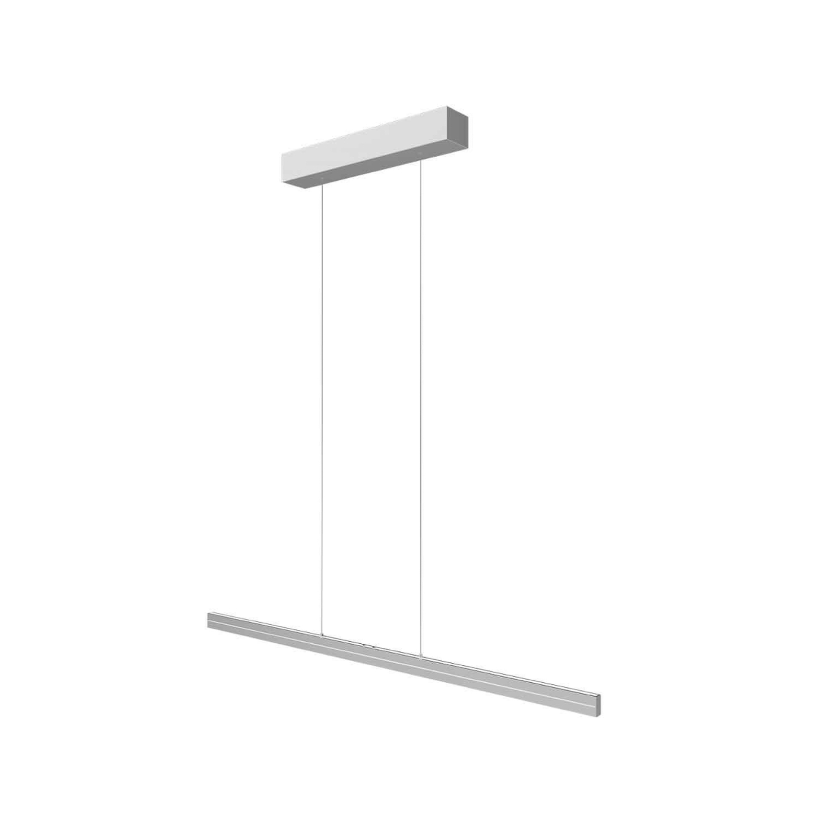 Hanglamp Bande, 114 cm, staal, metaal, CCT, dimmer