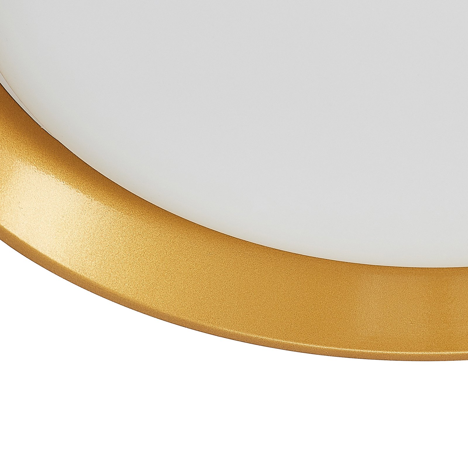 Kambia LED Ceiling Lamp Ø55 Black/Gold - Lindby
