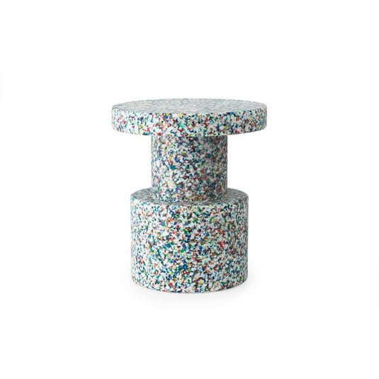 Bit Hocker, valkoinen/värillinen, korkeus 42 cm – Normann Copenhagen
