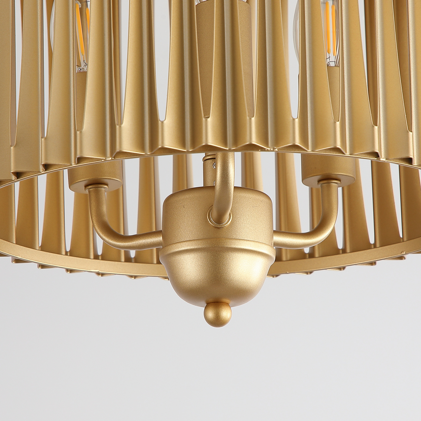 Plafón Split, color dorado, metal, E14 Plafón Split, color dorado, metal, E14