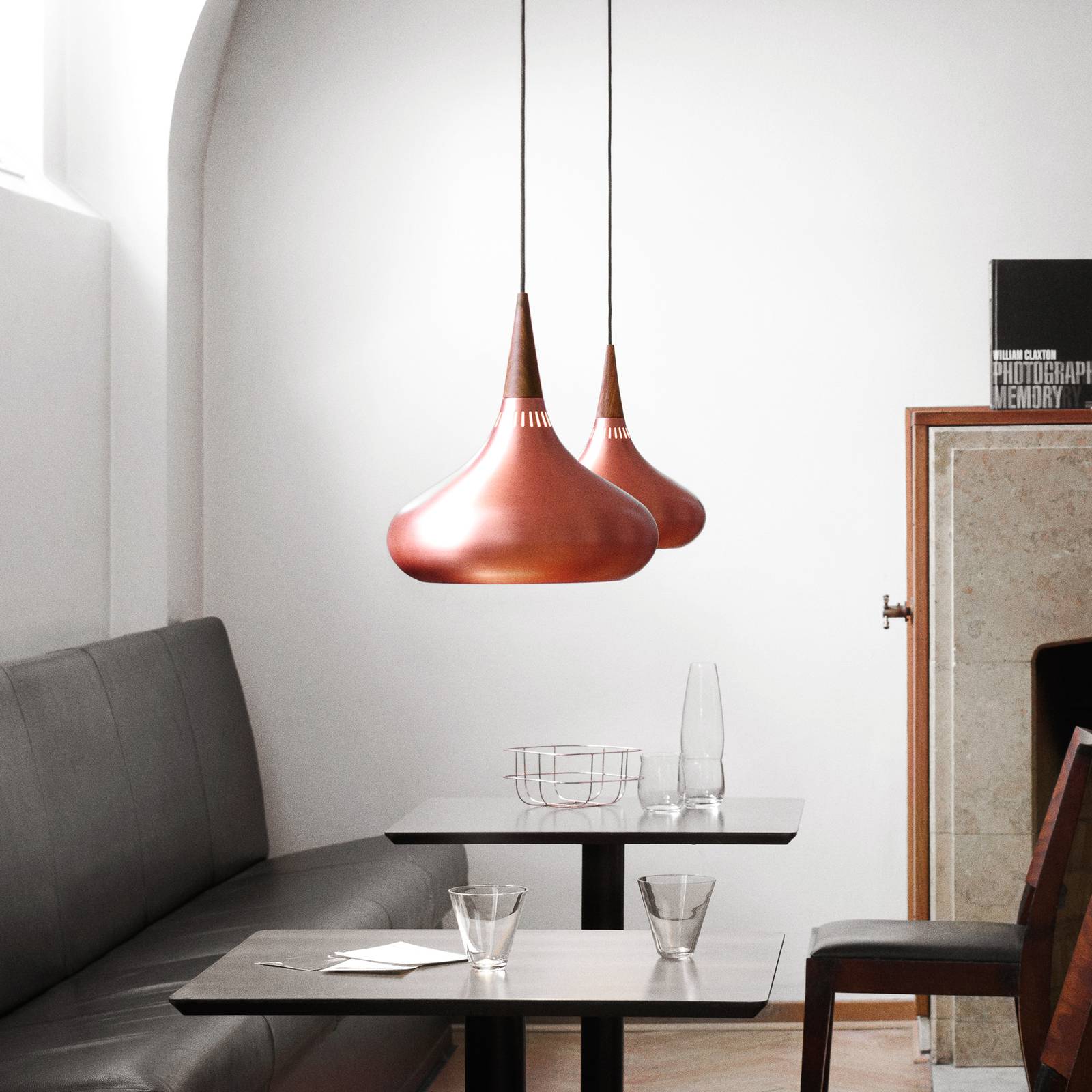 FRITZ HANSEN Orient P2 Wahadło miedź/róż Ø 34cm