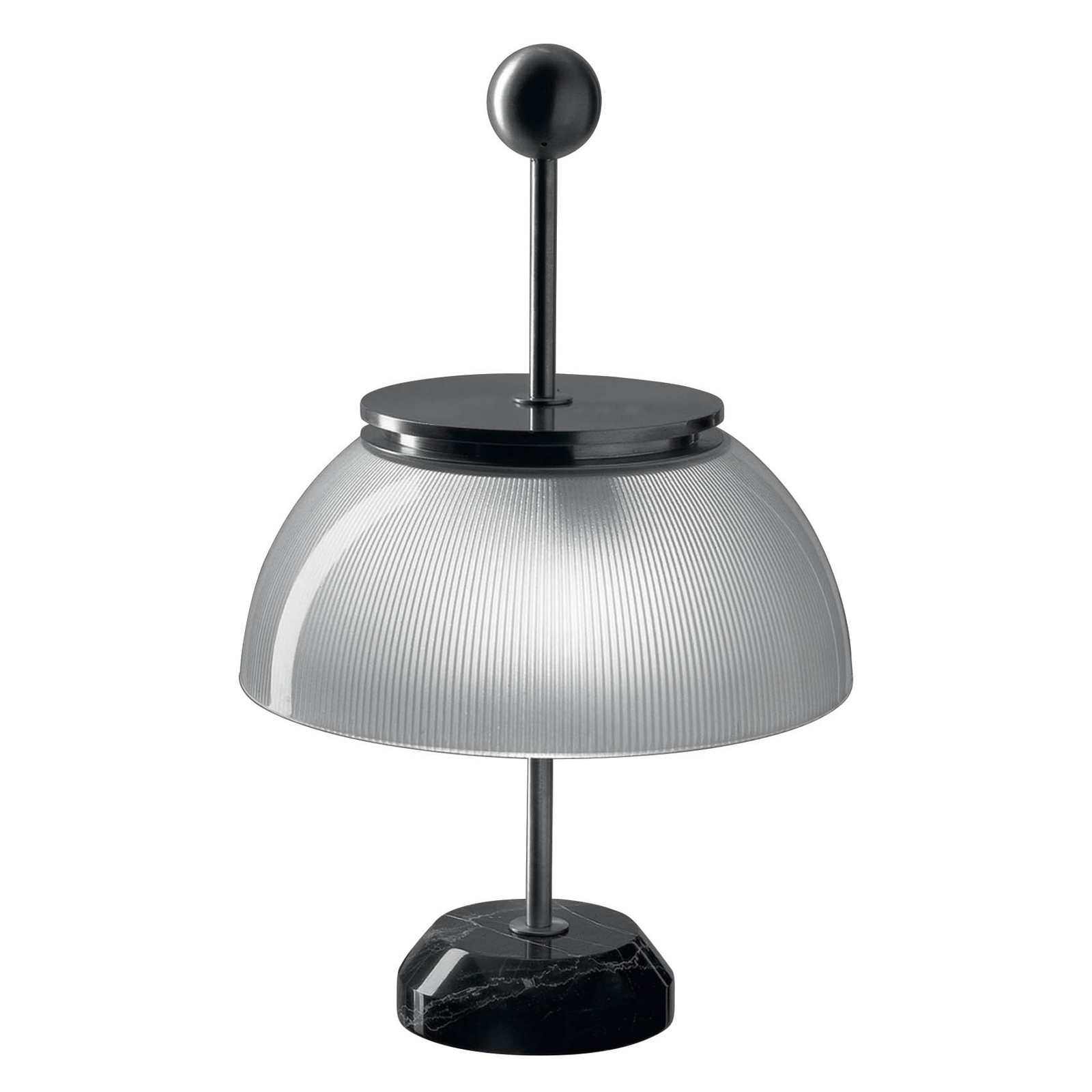 Artemide Alfa table lamp, glass lampshade