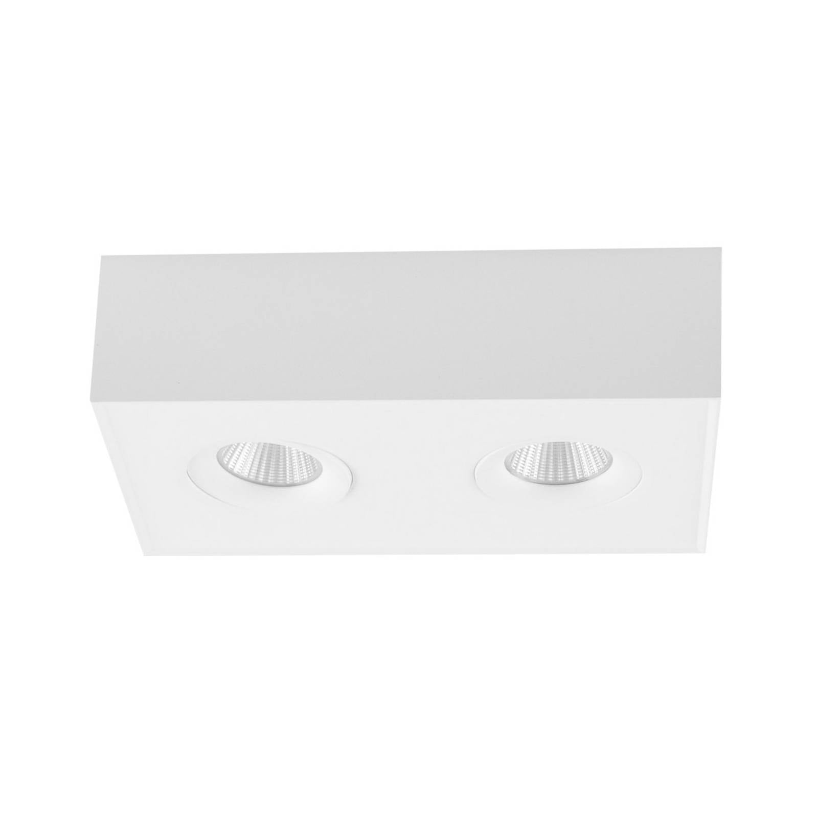 EVN Cubito LED-Deckenleuchte zweiflammig