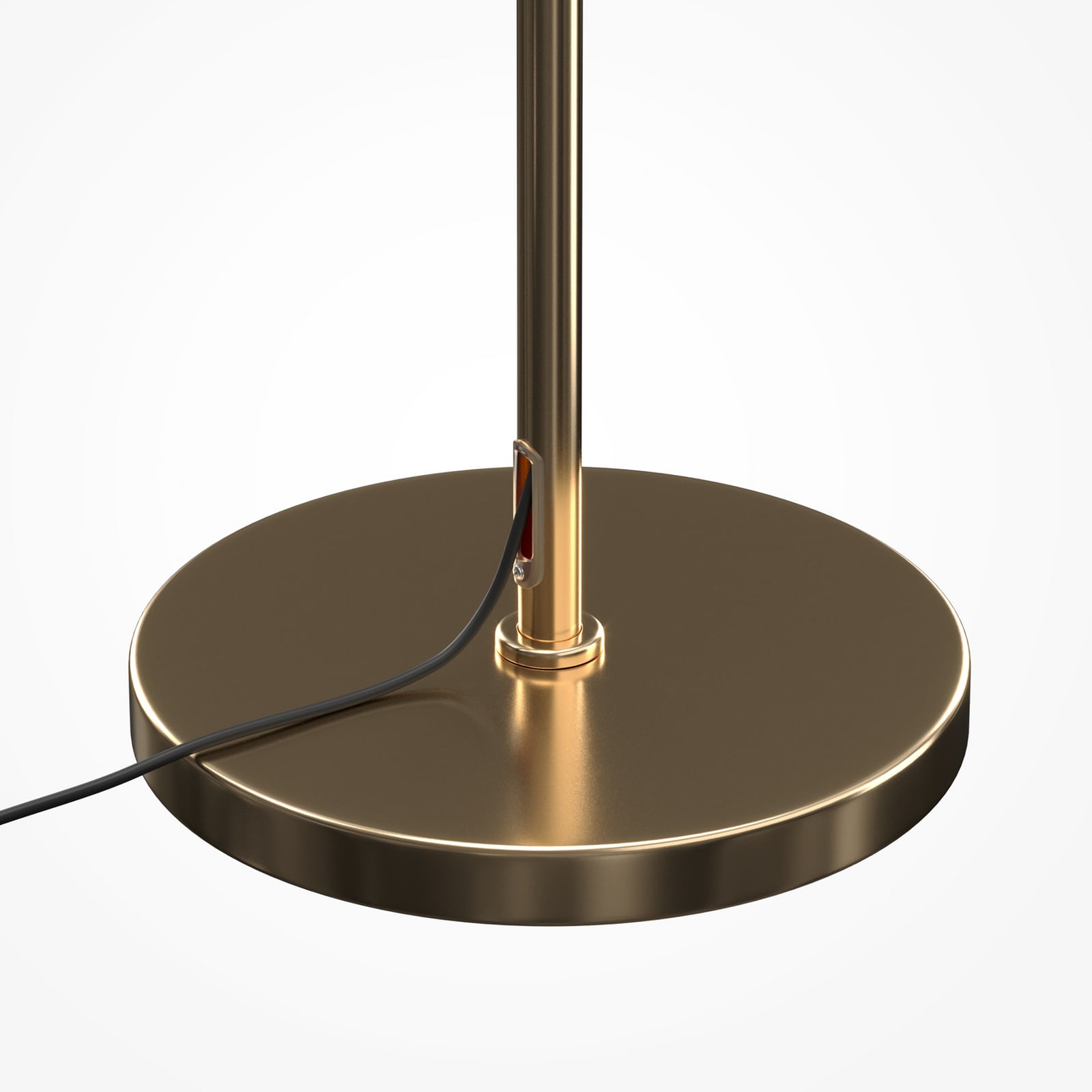 Gulvlampe Dallas, guld/brun, højde 150 cm, 6 lyskilder, dæmper Gulvlampe Dallas, guld/brun, højde 150 cm, 6 lyskilder, dæmper
