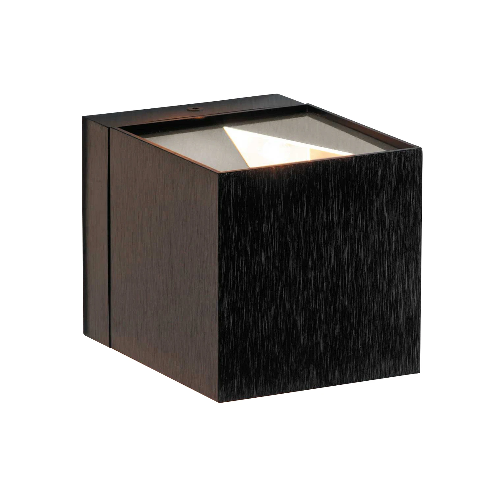 Plafonnier cubique Dau montant et descendant noir