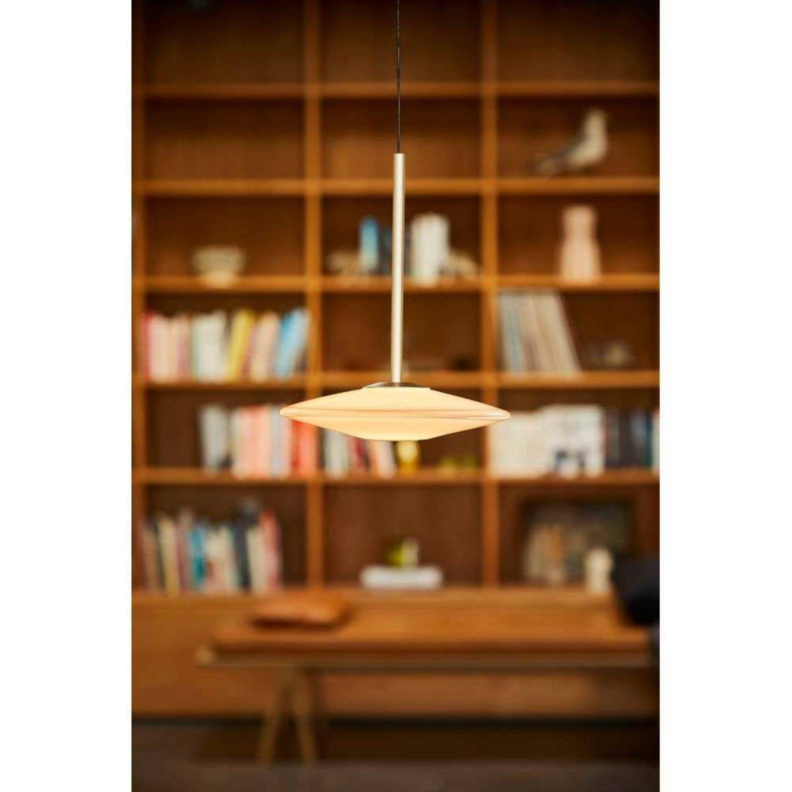 LOOM DESIGN LED-Pendelleuchte Solene, weiß, Glas, Ø 20 cm günstig online kaufen