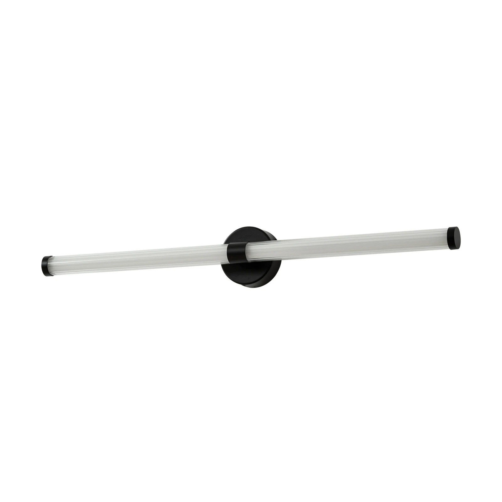 Applique murale LED Lucande Melisa, noir, 90 cm, CCT, IP44