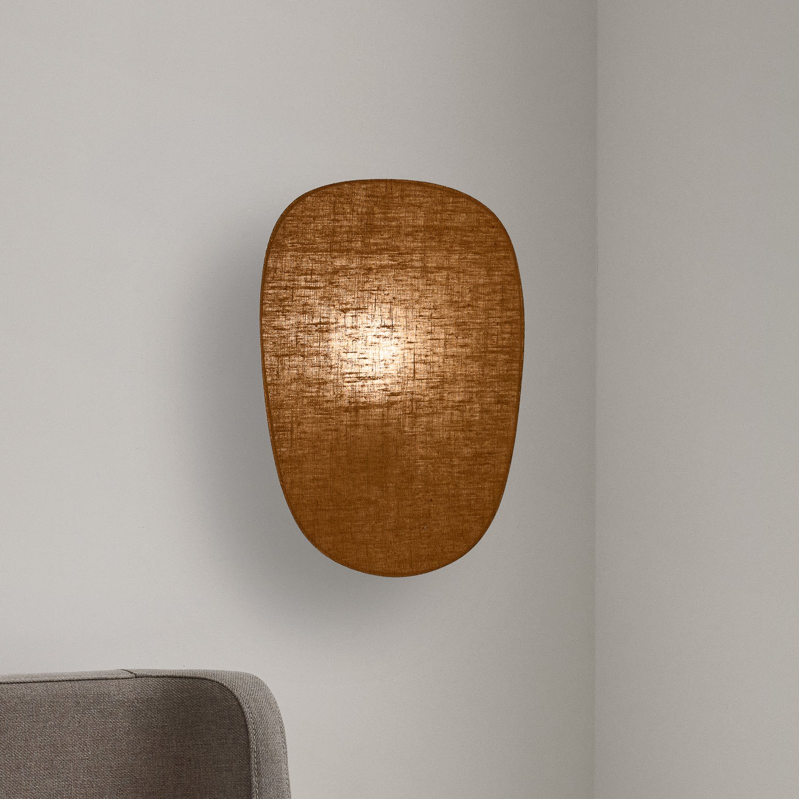 Screen 70's Wandlampe Höhe 40 cm curry Textil - MARKET SET Screen 70's Wandlampe Höhe 40 cm curry Textil - MARKET SET