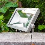 EVN LFA outdoor spotlight silver plug 3,000 K 50 W