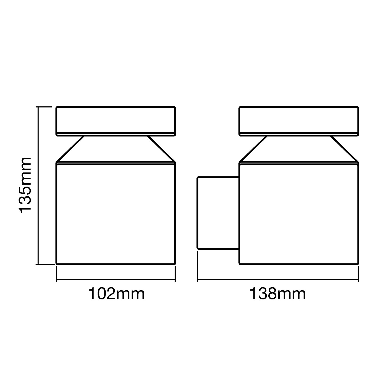 LEDVANCE Endura Style Cylinder -ulkoseinävalaisin