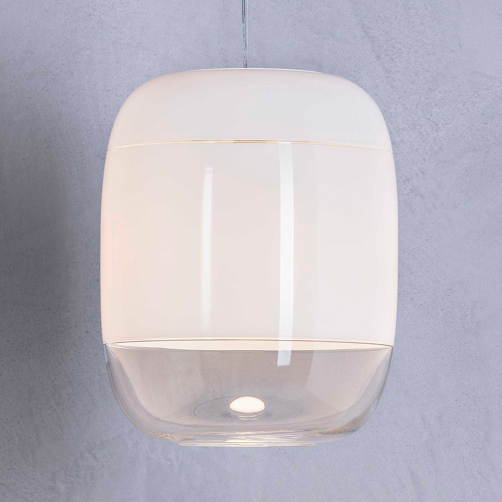 Prandina Gong S3 lampa wisząca biała