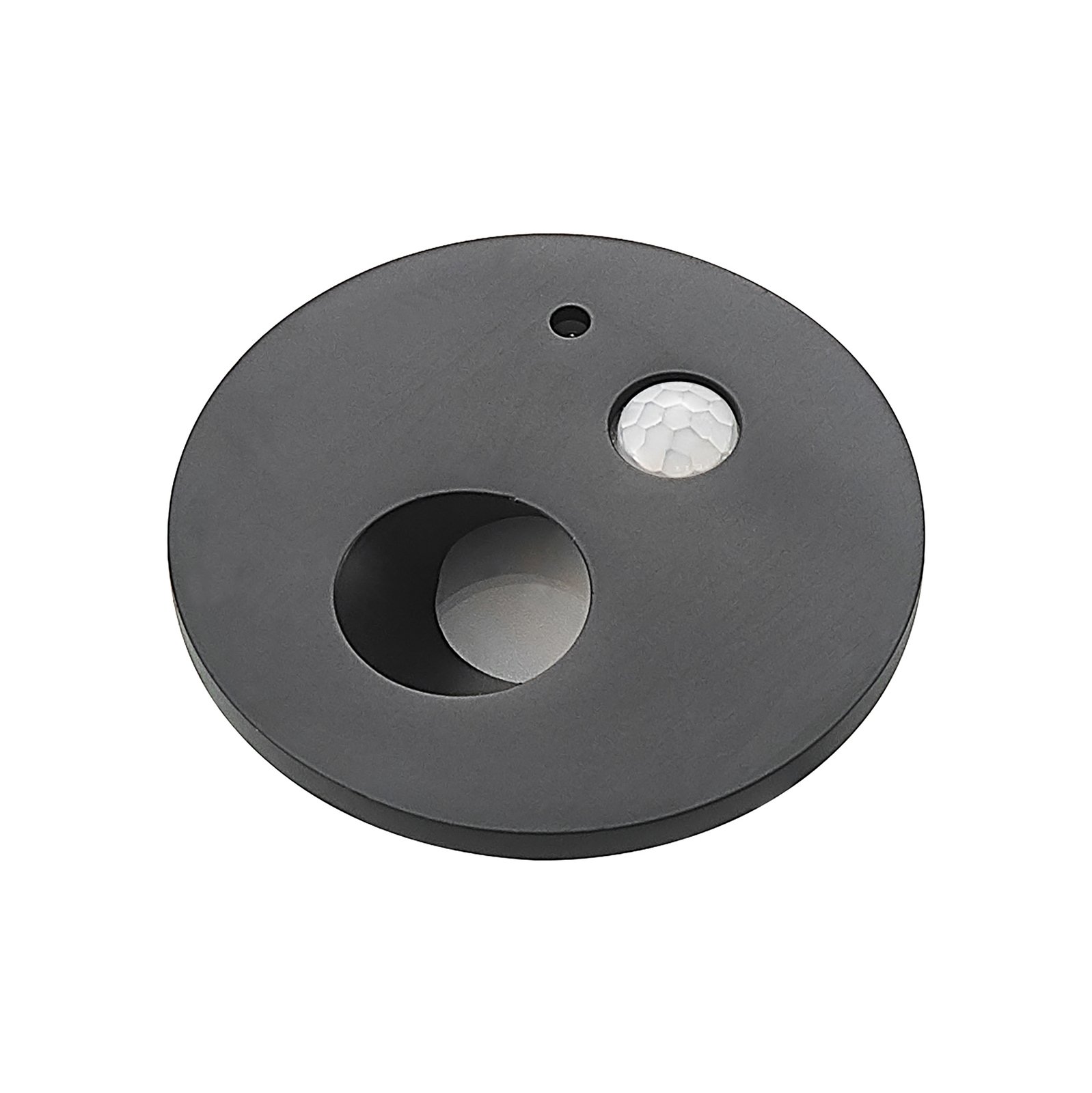 Neru Round LED Built-in Wall Lamp w/Sensor Black - Arcchio
