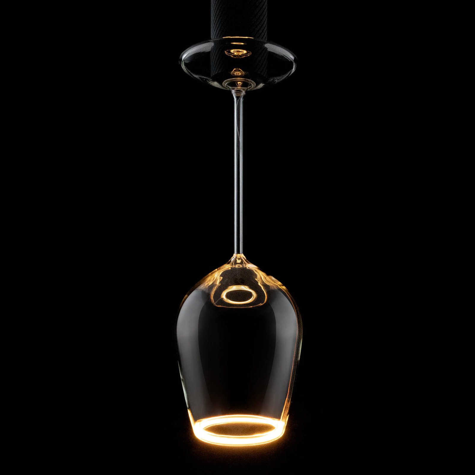 SEGULA LED žárovka Floating Red Wine čirá, E27 5 W 922