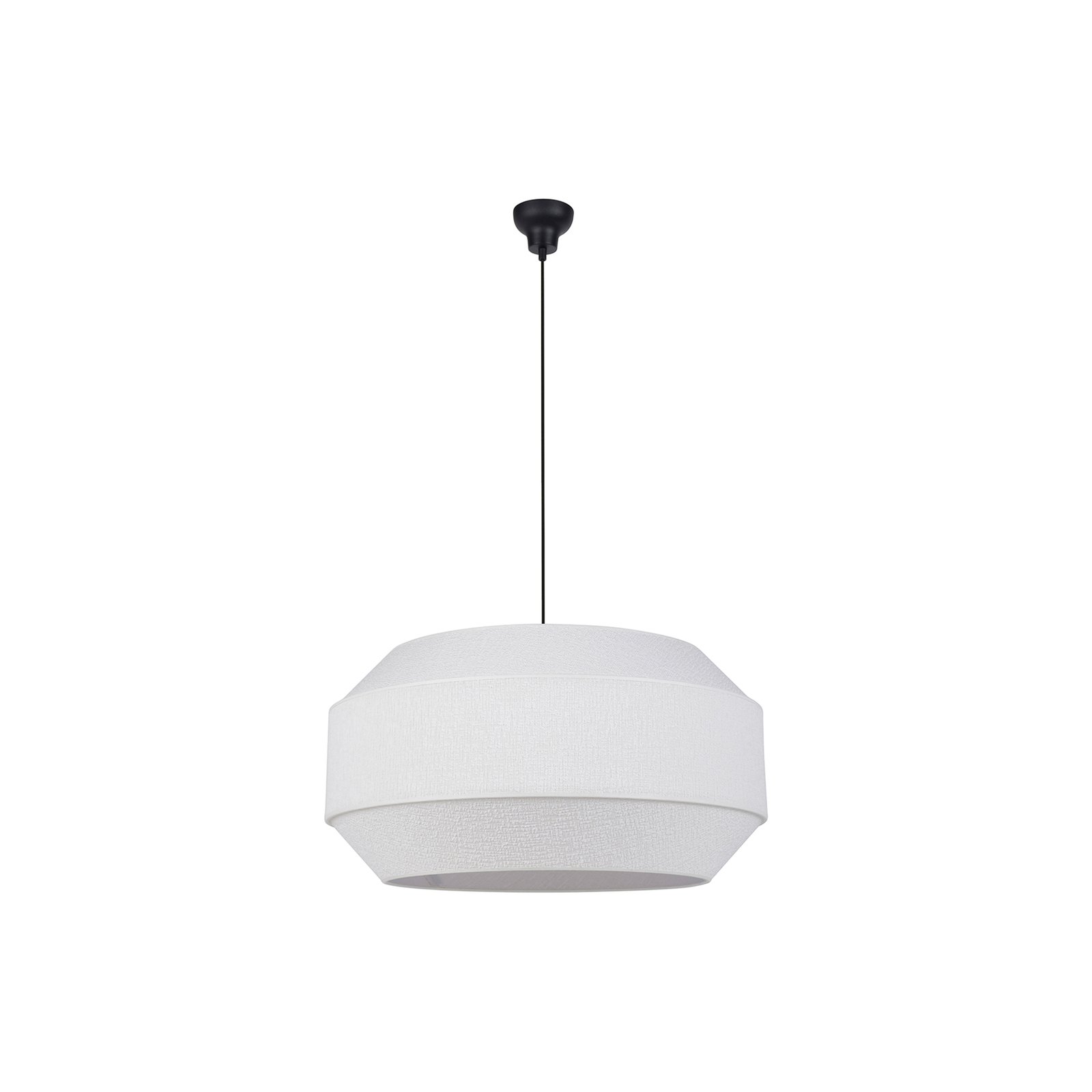 Cosiness Pendellampe, Ø 68 cm, weiß, Stoff - MARKET SET