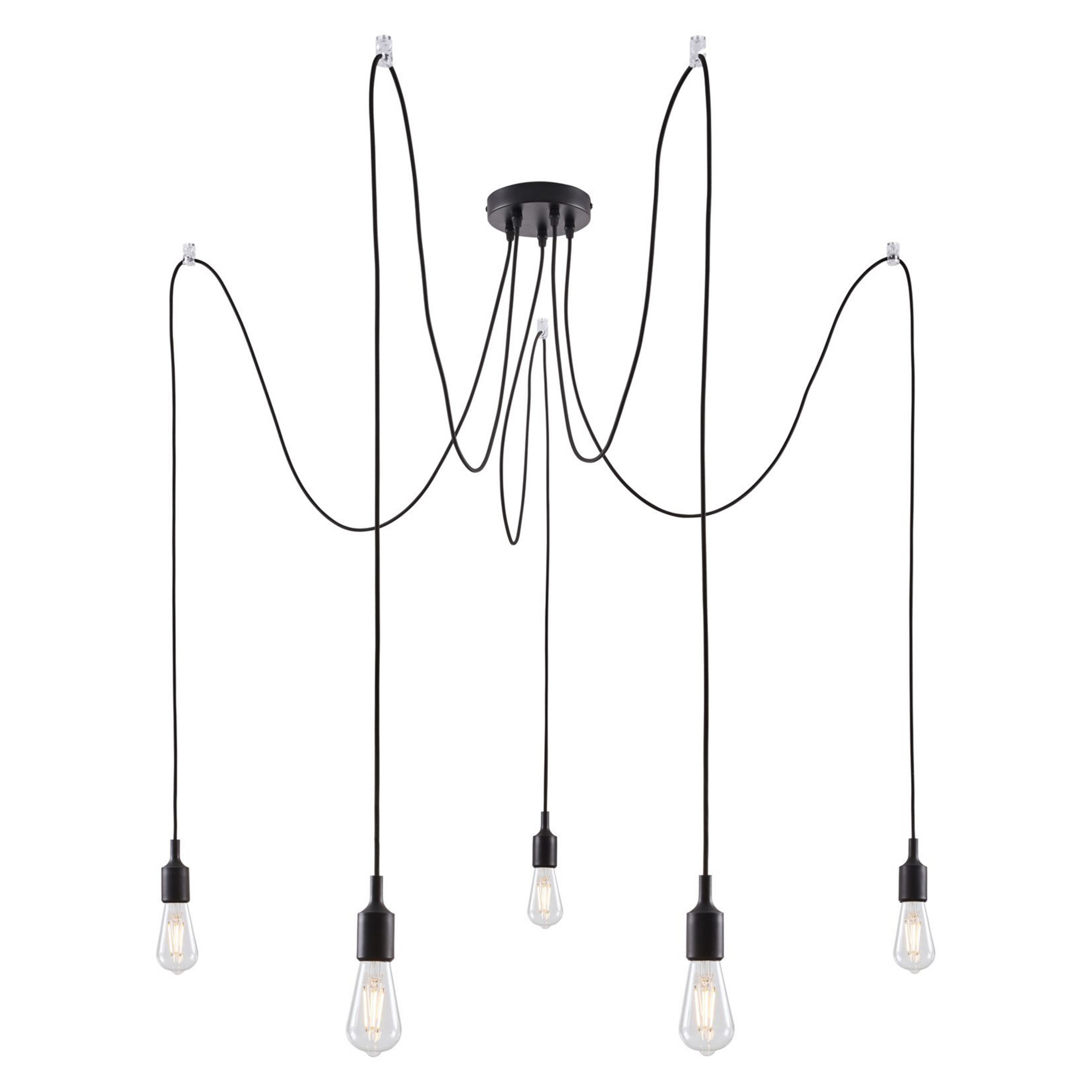 Ketil 5 Suspension Noir - Paulmann