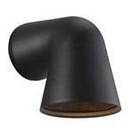 Front Single Vägglampa Black - Nordlux