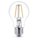 Philips E27 A60 LED lamp filament 4 W 2700K helder