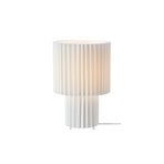 Markslöjd Catis table lamp, white, 32 cm high, textile, E27