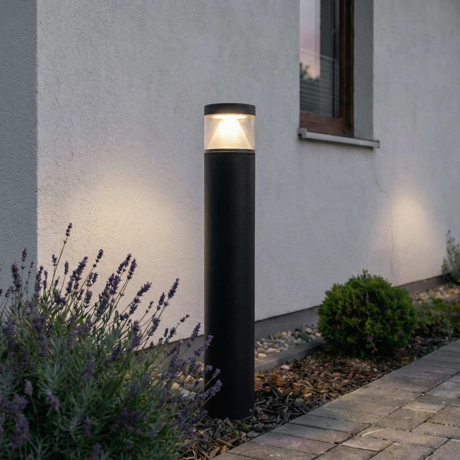 Darja Outdoor Garden Lamp Dark Grey/White - Lucande | Buy online