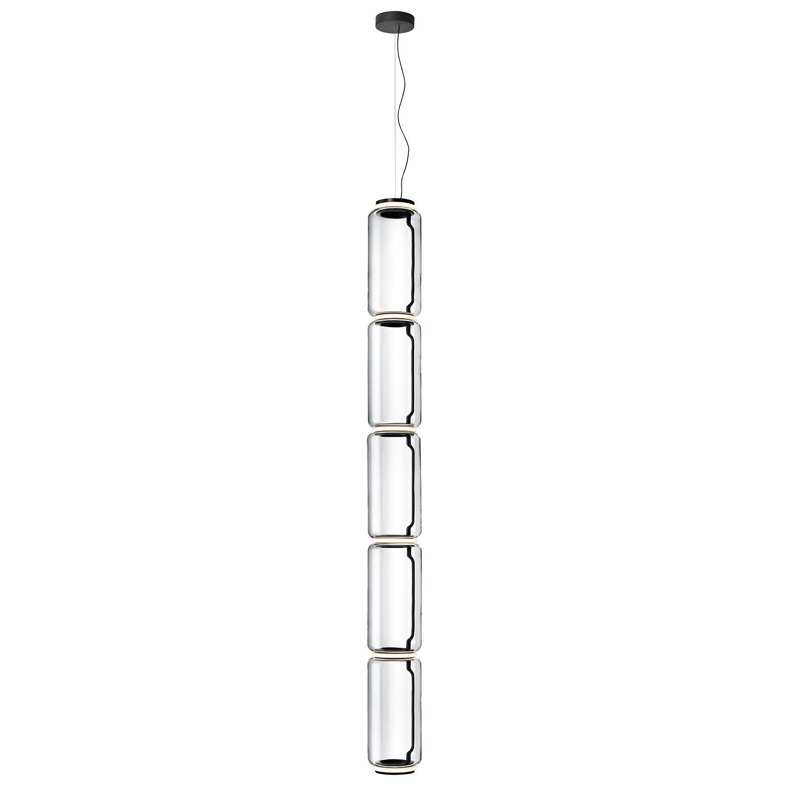 FLOS Noctambule LED hanging light high cylinders