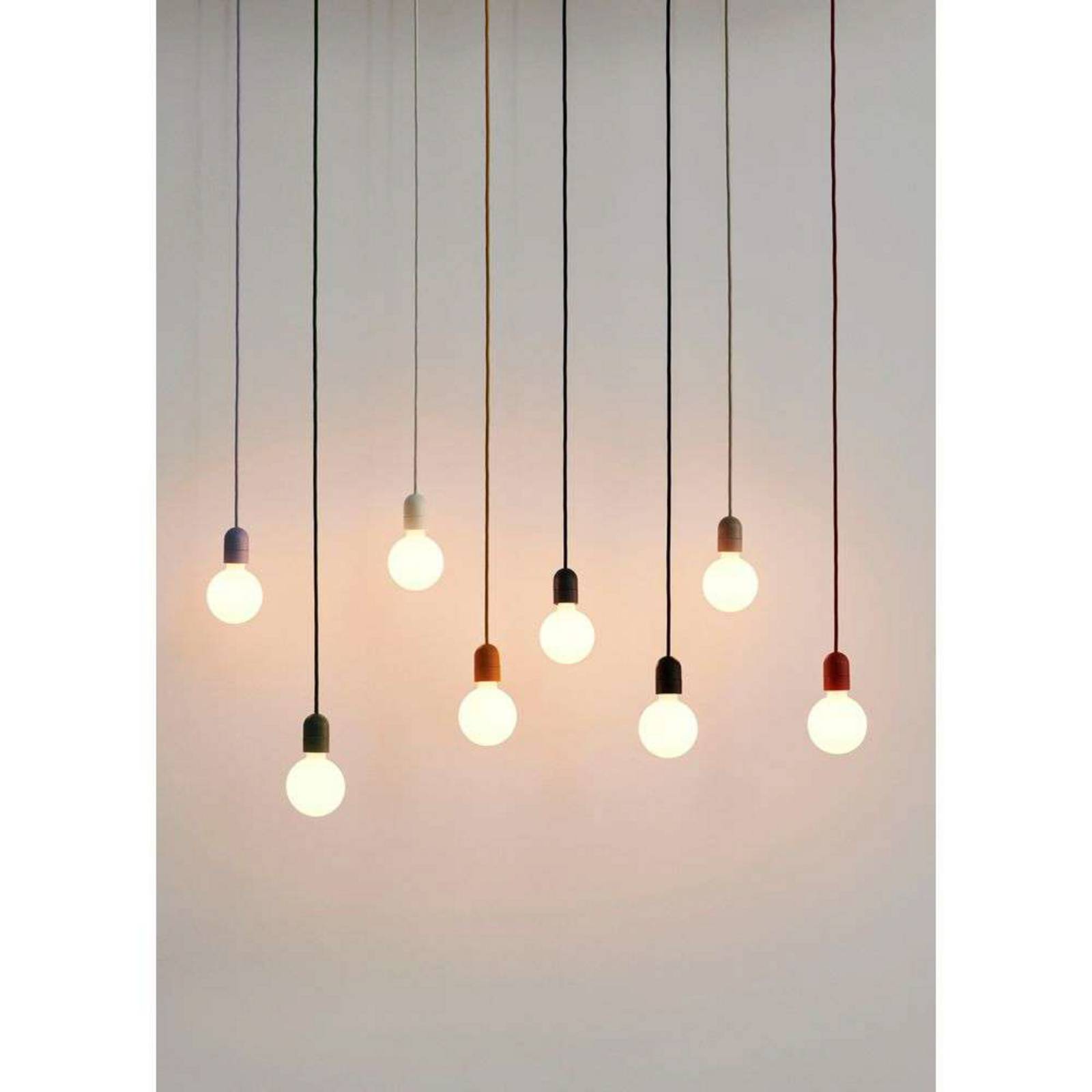 Douille suspendue HAY E27 COMMON, blanche, Ø 4,5 cm