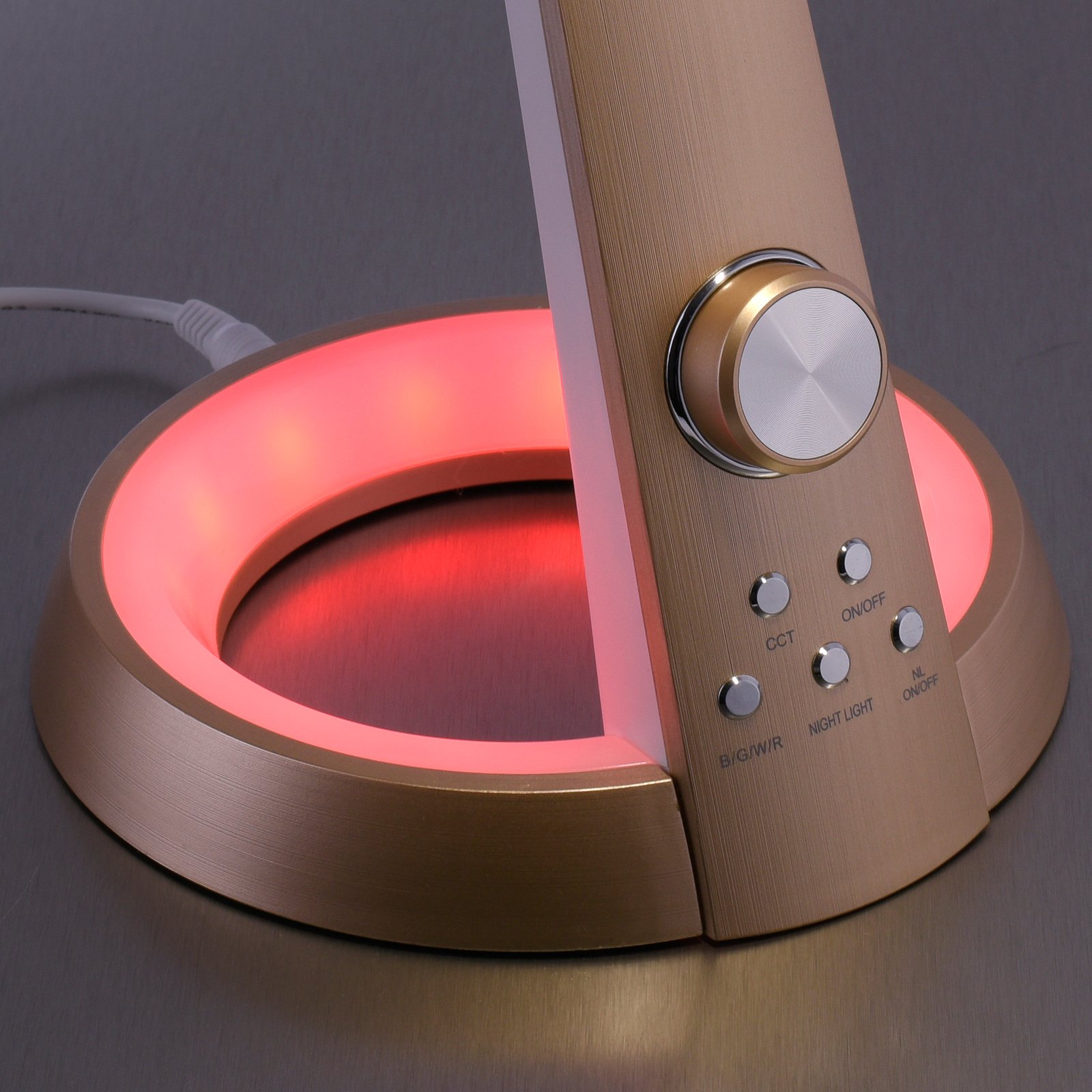 Paul Neuhaus Bill -LED-työpöytälamppu, kulta