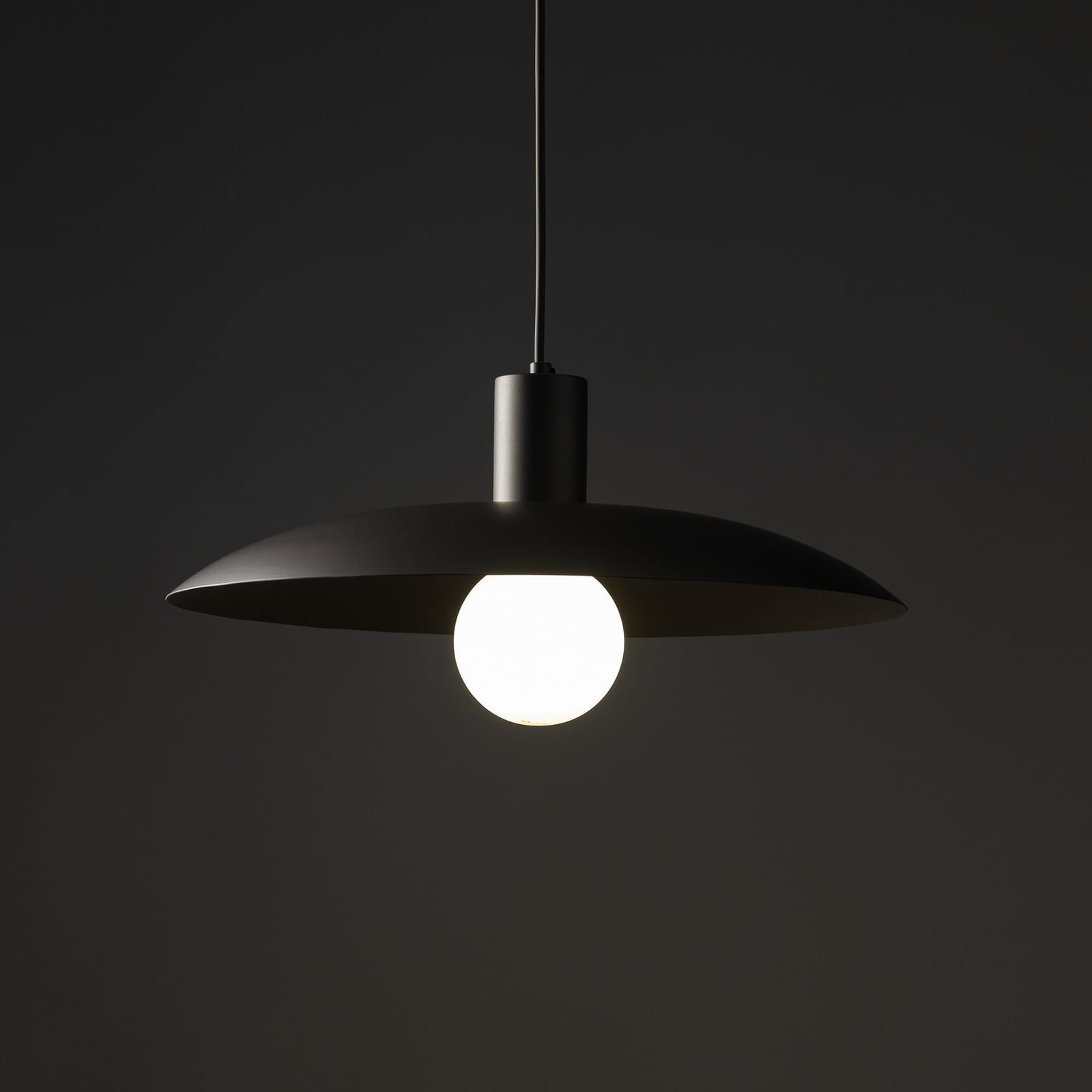 Suspension Astra, marron, métal, Ø 41 cm, E27
