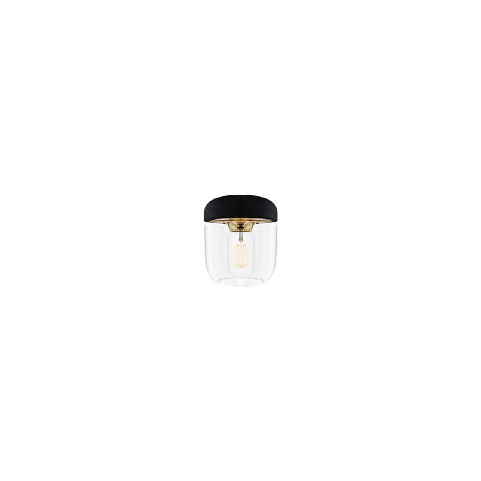 Acorn Shade Black/Polished Brass - UMAGE