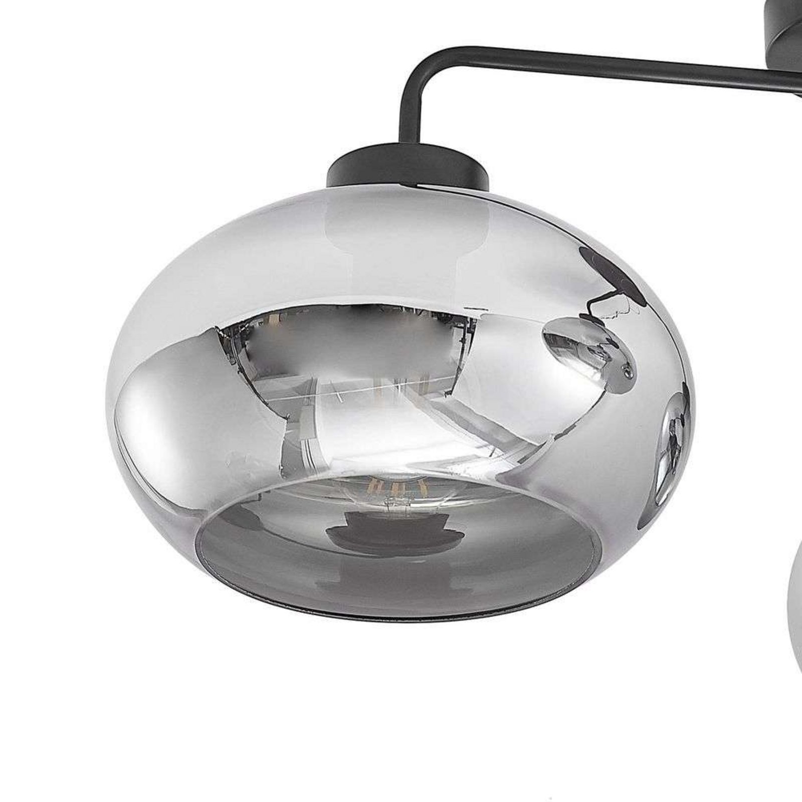Navidia 3 Taklampe Smoked - Lindby