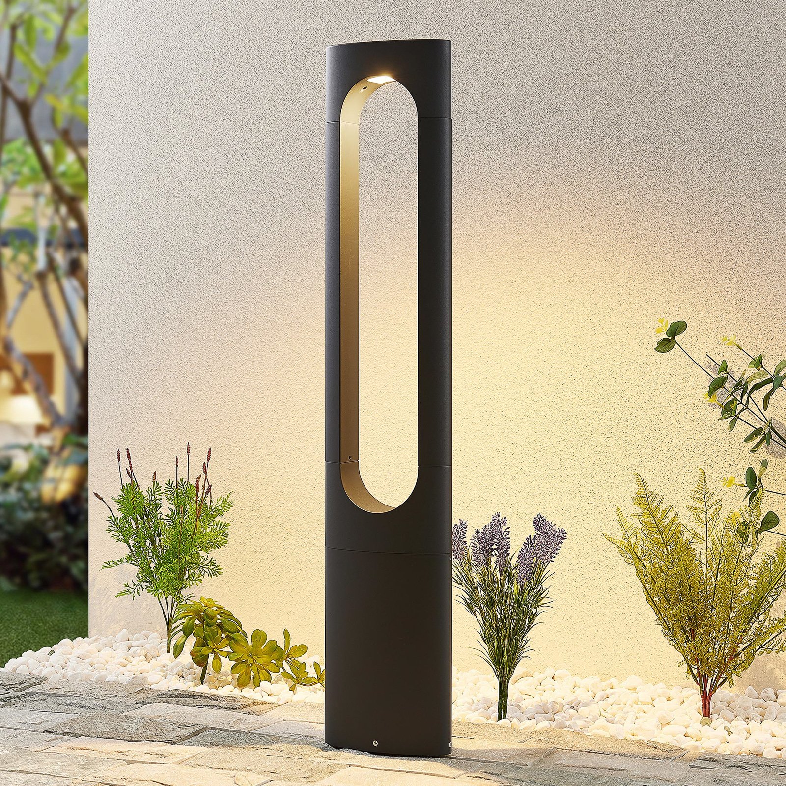Lucande Fenti LED chodníková lampa, 90 cm