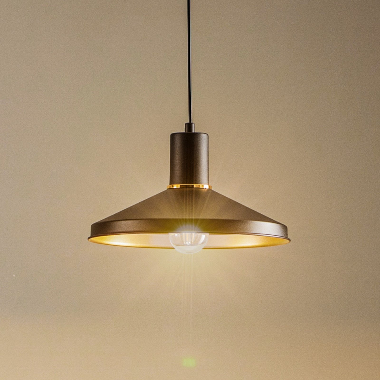Avonni Lampă suspendată AV-4106-M24-BSY din metal negru - Camera de zi / sufragerie