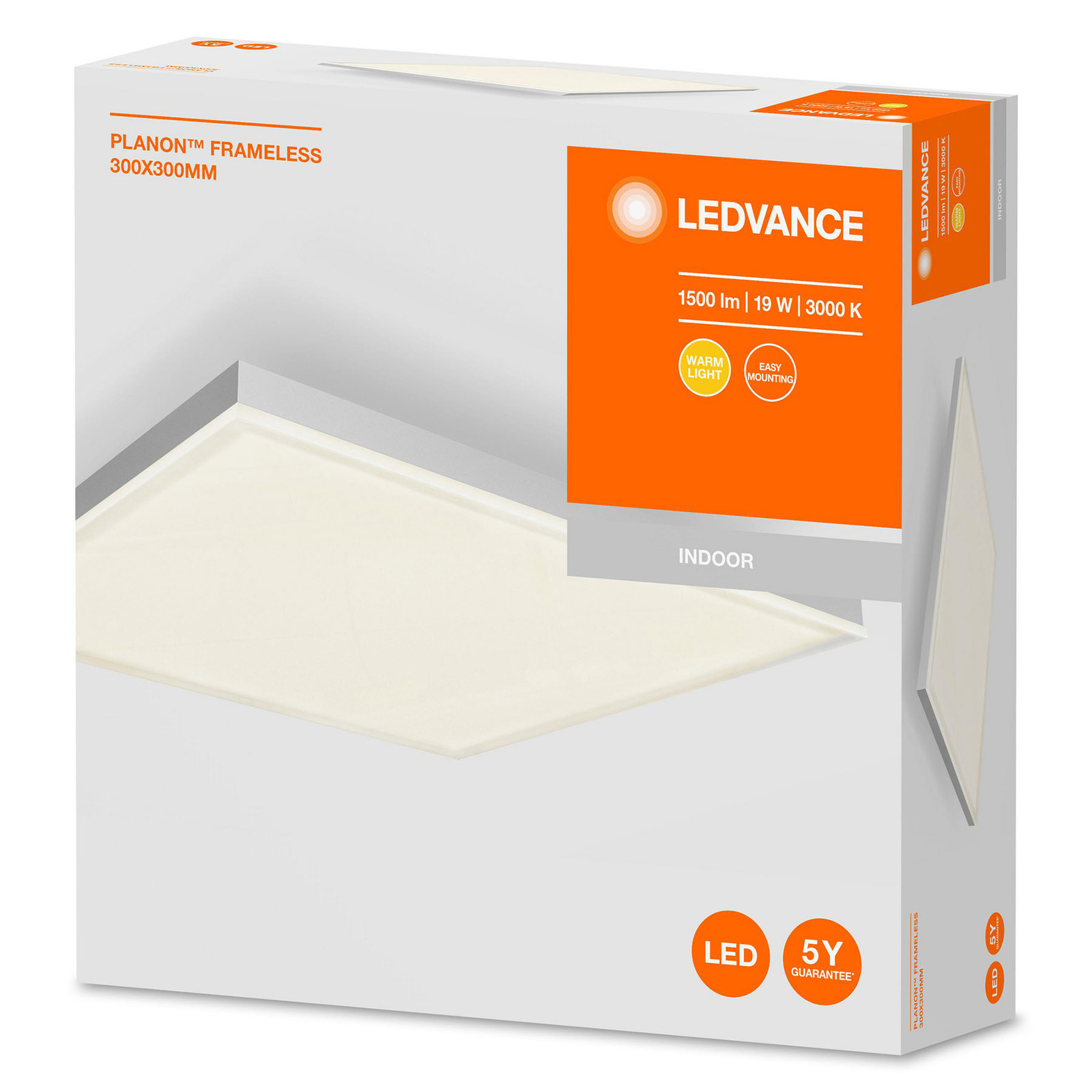 Ledvance Planon Frameless Square LED panel 30x30cm