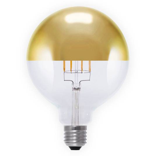 LED-Kopfspiegellampe E27 7W gold