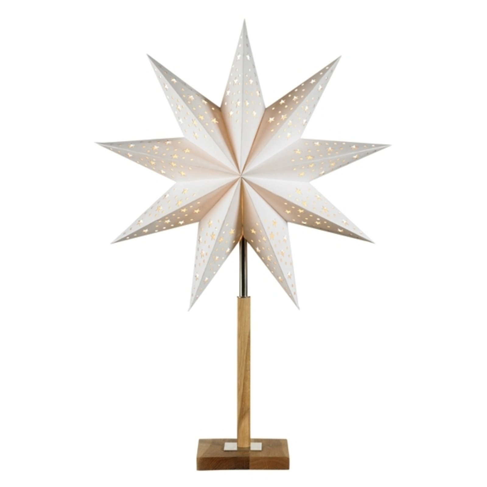 Beautiful star Solvalla as table light, 45 x 64 cm