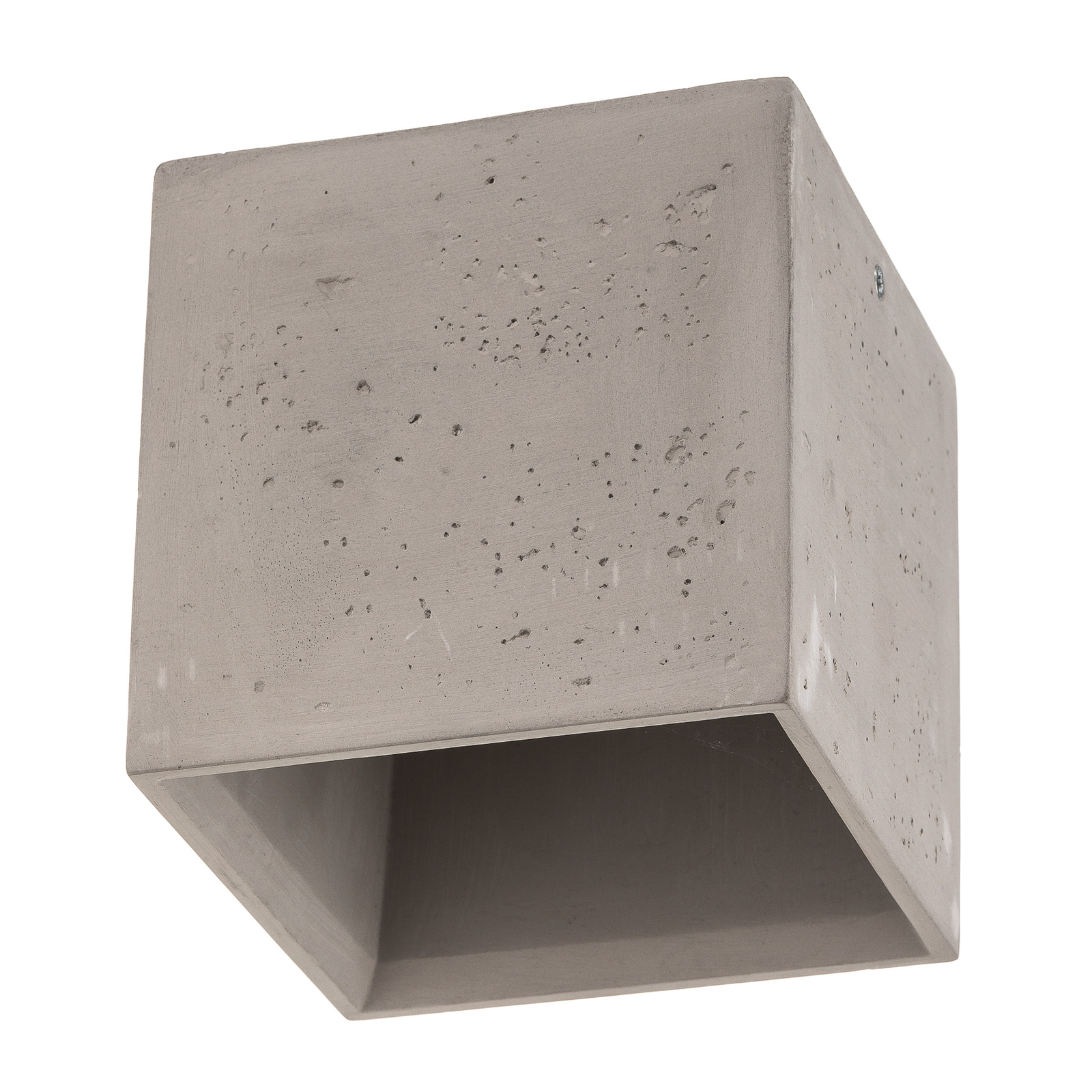 Plafonieră Ara ca un cub de beton 14cm x 14cm